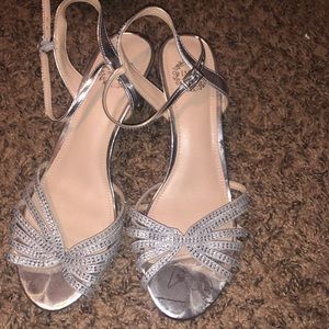 Silver heels